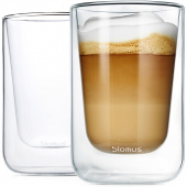 Szklanki do cappuccino 250ml Blomus Nero 2 sztuki B63654