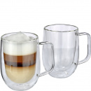 Szklanki z uchem do latte macchiato, podwójne ścianki Veneto Cilio - 2 sztuki CI-292671