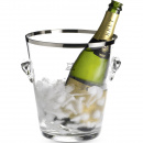 Szklany kubełek na wino musujące Champagne Peugeot PG-220075