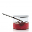 Szklany pojemnik kuchenny ze stalową pokrywą Blomus Basic B63619