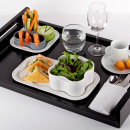 Taca room service z uchwytami 60x40 cm Revol Touch czarna, drewno bukowe RV-643639-2