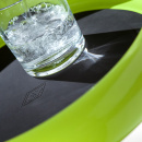 Taca z wysoką krawędzią i uchwytami Spacy Wesco czerwona 322101-02