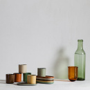 Talerz deserowy, płaski z rantem 21 cm Caractere Revol miętowy RV-652799-4