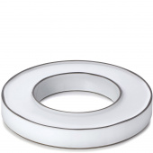 Talerz do serwowania z miejscem na miseczkę Caractere Revol biała RV-652811-1