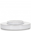 Talerz do serwowania z miejscem na miseczkę Caractere Revol biała RV-652811-1