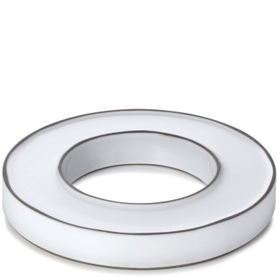 Talerz do serwowania z miejscem na miseczkę Caractere Revol biała RV-652811-1