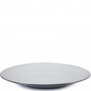 Talerz duży, płaski 31 cm, porcelanowy Revol Swell biały piasek RV-653522-2