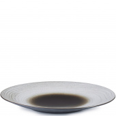 Talerz duży, płaski 31 cm, porcelanowy Revol Swell brązowy piasek RV-653524-2