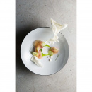 Talerz głęboki 19 cm Equinoxe Revol czarny, białe wnętrze RV-651441-6