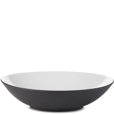 Talerz głęboki duży, 24 cm, 1 Litr Equinoxe Revol czarny, białe wnętrze RV-651442-6