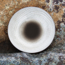 Talerz głęboki na owoce morza 27 cm, porcelanowy Revol Swell brązowy piasek RV-653536-4