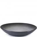 Talerz głęboki na owoce morza 27 cm, porcelanowy Revol Swell czarny piasek RV-653535-4
