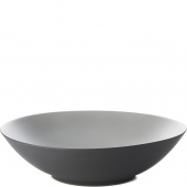 Talerz, misa głęboka, 27 cm, 1,3 Litra Equinoxe Revol czarny, szare wnętrze RV-649558-4