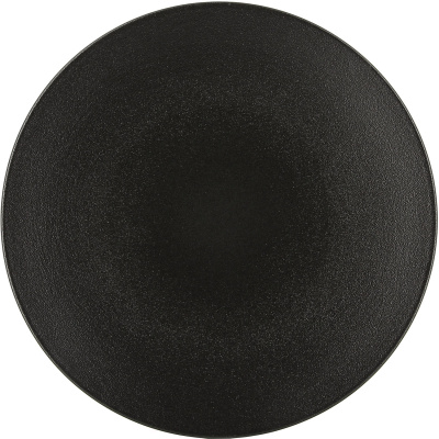 Talerz obiadowy płaski 26 cm Equinoxe Revol czarne żeliwo RV-650420-6