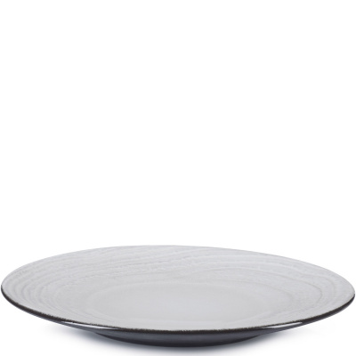 Talerz płaski 21,5 cm, porcelanowy Revol Swell biały piasek RV-653516-6