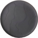 Talerz płaski 26 cm, porcelanowa imitacja czarnego łupka Basalt Revol RV-654177-4