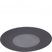 Talerz płaski 28 cm, porcelanowy Arborescence Revol grafitowy RV-648280-6