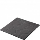 Talerz płaski 30x30 cm, porcelanowa imitacja łupka Basalt Revol RV-641913-3