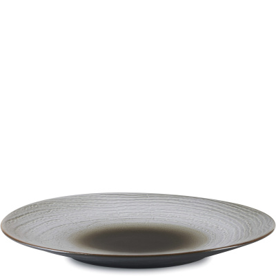 Talerz płaski, duży 28,3 cm, porcelanowy Revol Swell brązowy piasek RV-653521-6