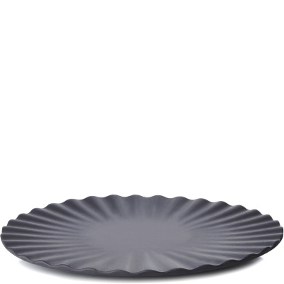 Talerzyk deserowy z czarnej porcelany Pekoë Revol RV-653638-4