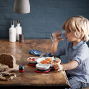 Talerzyk i cztery widelczyki do przekąsek Myszka Miki WMF Disney 1296429080