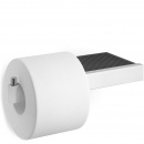 Uchwyt na papier toaletowy z półką na smartfon Linea Zack stal polerowana 40407