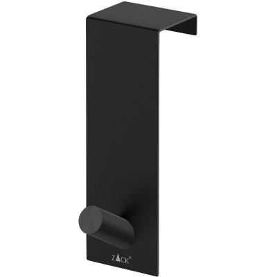 Wieszak mocowany na grubych drzwiach Exit Zack czarny 20738