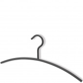 Wieszak na ubrania 43 cm Lindos Zack czarny 50644