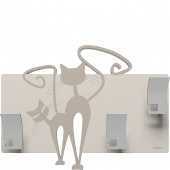 Wieszak ścienny Cats CalleaDesign gołębi 53-13-3-13