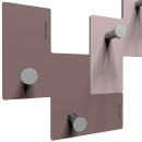 Wieszak ścienny Clo Clo CalleaDesign czarno-szary 13-001-5