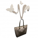 Wieszak ścienny dekoracyjny Butterfly CalleaDesign biały 50-13-1-1