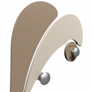 Wieszak ścienny dekoracyjny Butterfly CalleaDesign czarny 50-13-1-5