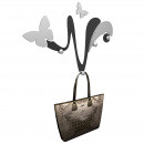 Wieszak ścienny dekoracyjny Butterfly CalleaDesign pochmurny róż 50-13-1-33