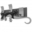 Wieszak ścienny dekoracyjny Gecko CalleaDesign błękitny 54-13-2-41