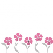 Wieszak ścienny Flo CalleaDesign fuksja 13-010-72