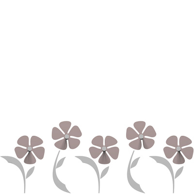 Wieszak ścienny Flo CalleaDesign szara śliwka 13-010-34