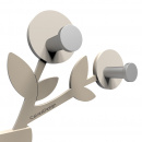 Wieszak ścienny Francine CalleaDesign zielony, aluminium 13-013-76