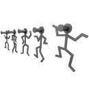 Wieszak ścienny Littleman CalleaDesign caffelatte 13-002-14