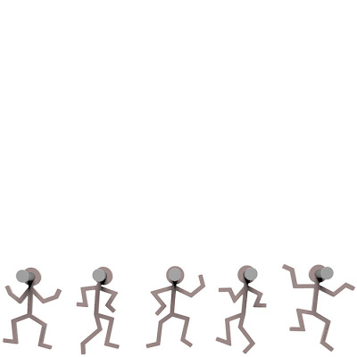 Wieszak ścienny Littleman CalleaDesign szara śliwka 13-002-34