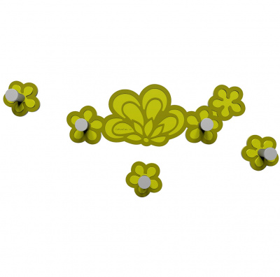 Wieszak ścienny Merletto CalleaDesign oliwkowo-zielony 56-13-1-54