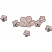 Wieszak ścienny Merletto CalleaDesign szara śliwka 56-13-1-34