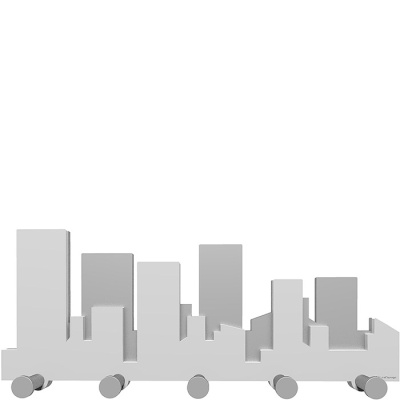 Wieszak ścienny Skyline CalleaDesign biały 52-13-1-1