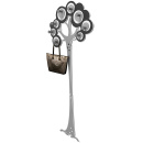 Wieszak ścienny Tree CalleaDesign szara śliwka 13-004-34