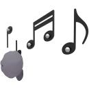 Wieszaki ścienne Rossini CalleaDesign czarne 51-13-2-5