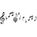 Wieszaki ścienne Verdi CalleaDesign czarne 51-13-1-5