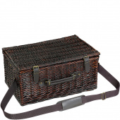 Wiklinowy kosz piknikowy dla 4 osób z komorą termiczną Cilio Varese CI-155259