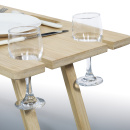 Wiklinowy kosz piknikowy z wyposażeniem dla 4 osób Cilio CI-156850