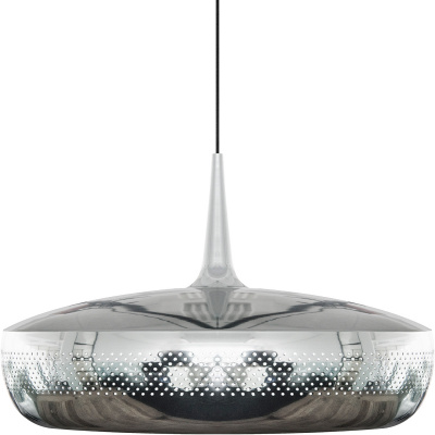 Wisząca lampa Clava Dine UMAGE kolor chrom - białe wnętrze 02097