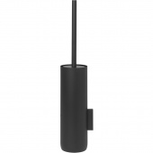 Wisząca szczotka do WC z pojemnikiem, czarna Blomus Modo stal pokryta tytanem B66260