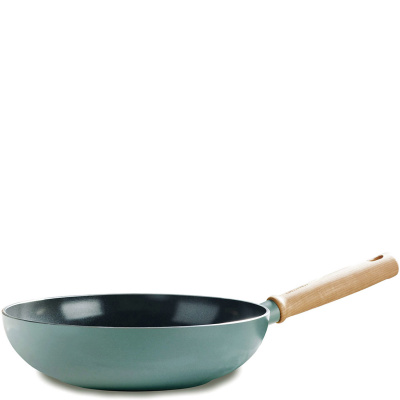 Wok 28 cm z powłoką diamentową, drewniana rączka Mayflower GreenPan CC001683-001